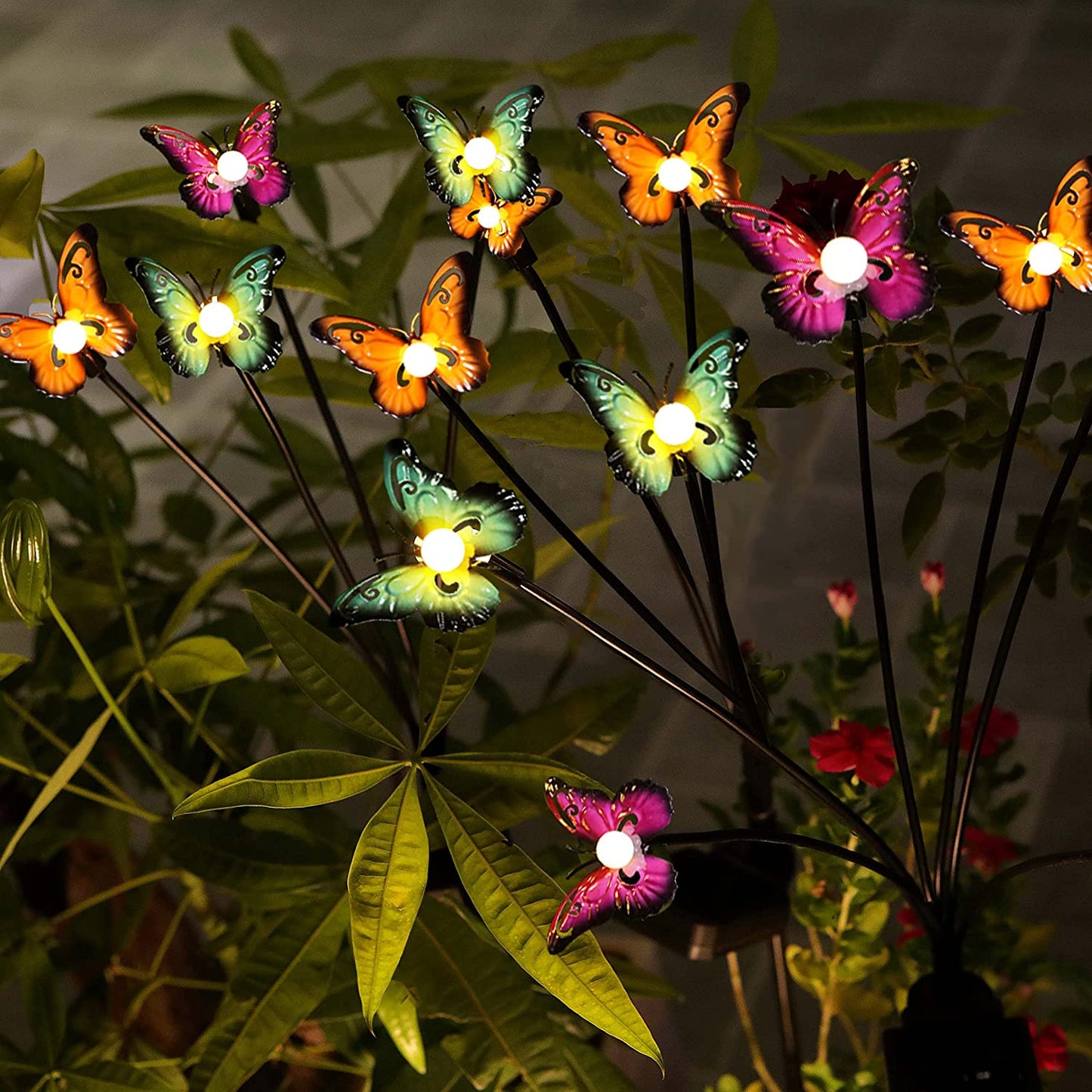Last Day 60% OFF🔥Solar Metal Butterfly Light