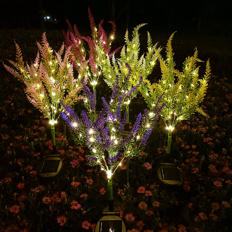 💖Waterproof Solar Lavender Light💐