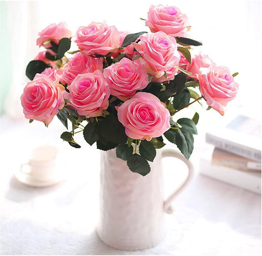 💖Last Day 49% OFF -💐12 Heads Artificial Rose Flowers