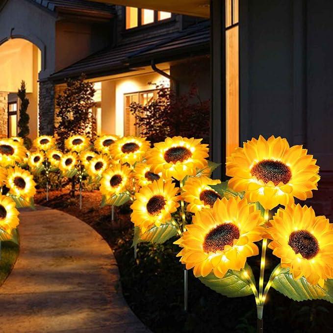 🌻Mother's Day Sale 50% OFF- 🌞Solar LED Sunflower Garden Lights-29.6inch/74cm
