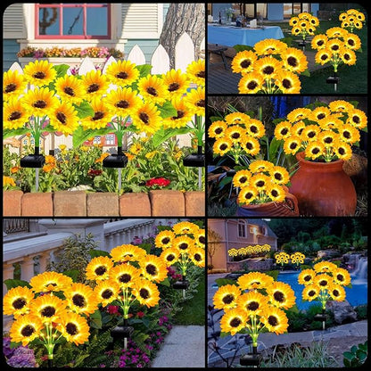 🌻Mother's Day Sale 50% OFF- 🌞Solar LED Sunflower Garden Lights-29.6inch/74cm
