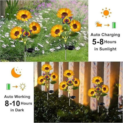 🌻Mother's Day Sale 50% OFF- 🌞Solar LED Sunflower Garden Lights-29.6inch/74cm