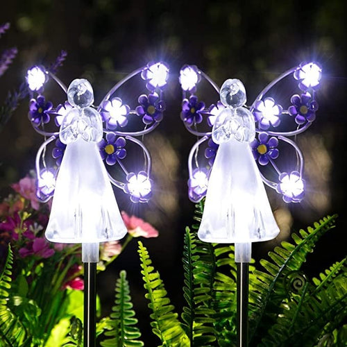 【Last Day 49%OFF💕】Waterproof 👼 Solar Angel lights