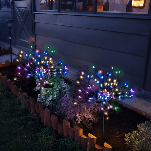 💖LAST DAY 70% OFF🎁Waterproof  Solar Garden Fireworks Lamp
