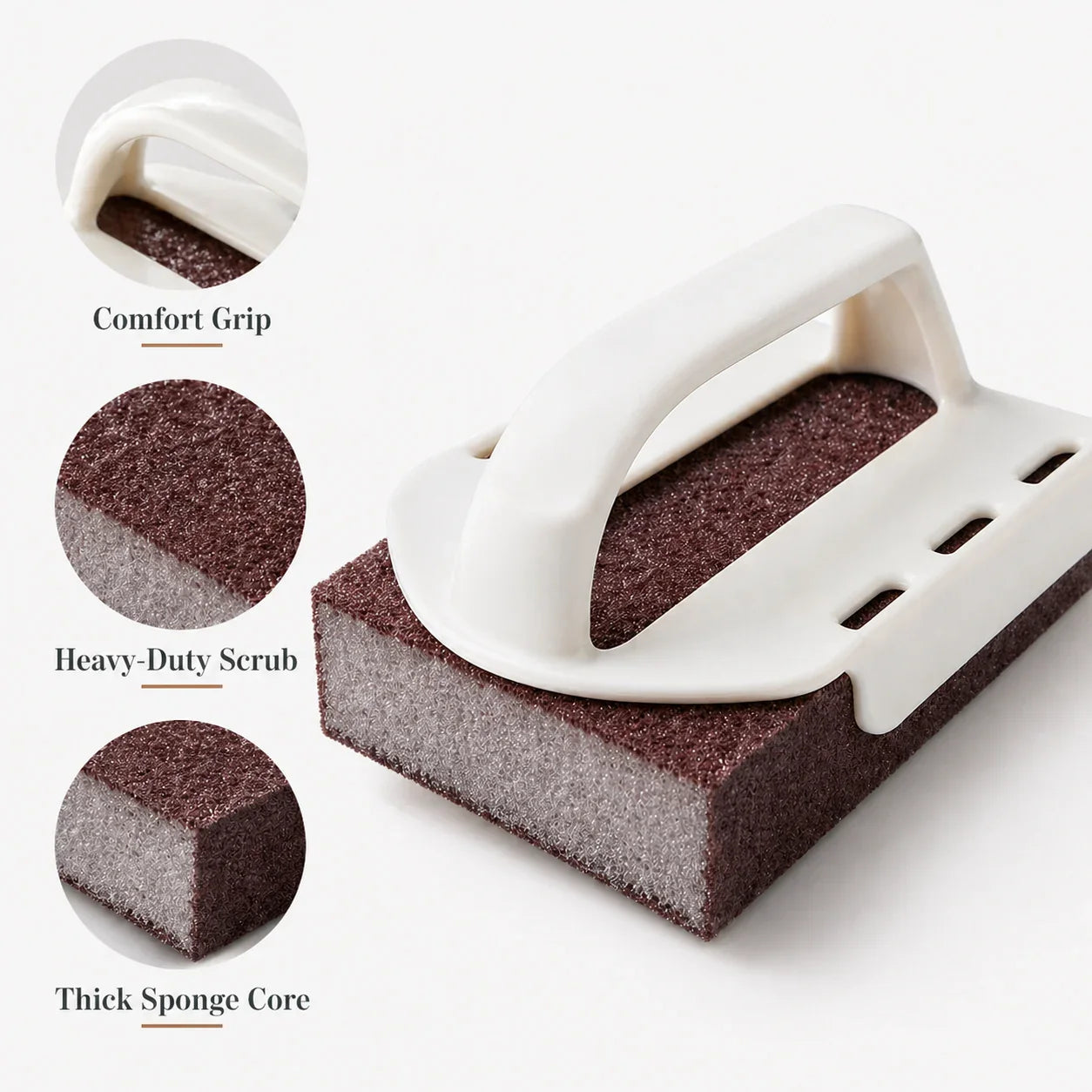 Nano Heavy-Duty Rust & Stain Removal Sponge-Built to cut through rust, grease, grime, and stubborn stains with less effort.