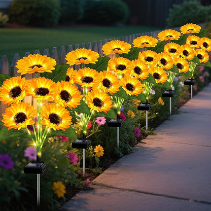 🌻Mother's Day Sale 50% OFF- 🌞Solar LED Sunflower Garden Lights-29.6inch/74cm