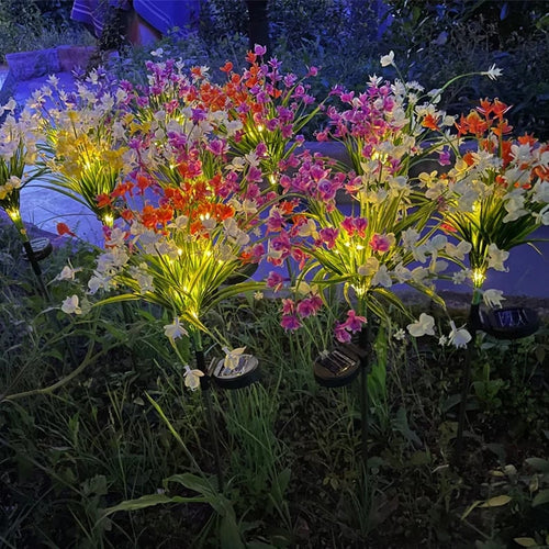 🔥Last Day 75% OFF-  Artificial Flower Solar Light