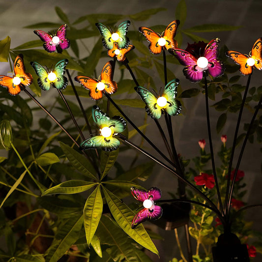 Last Day 60% OFF🔥Solar Metal Butterfly Light